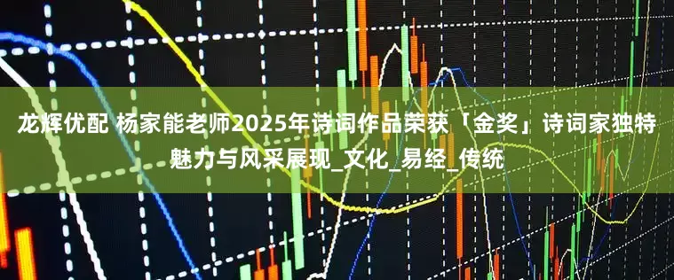 龙辉优配 杨家能老师2025年诗词作品荣获「金奖」诗词家独特魅力与风采展现_文化_易经_传统