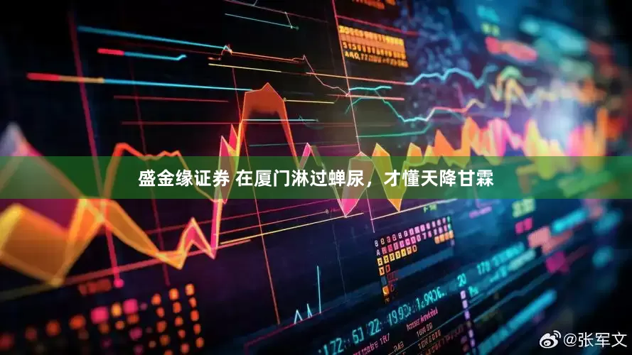 盛金缘证券 在厦门淋过蝉尿，才懂天降甘霖